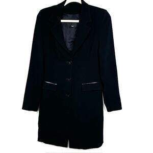 identify Womens Sz 4 Black Peacoat Jacket
